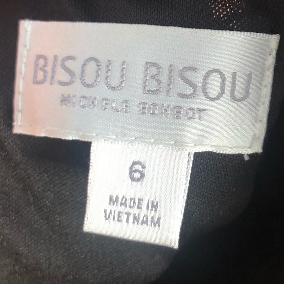 Bisou Bisou Tight Bodycon Little Black Lace Dress size 6 - Picture 15 of 15